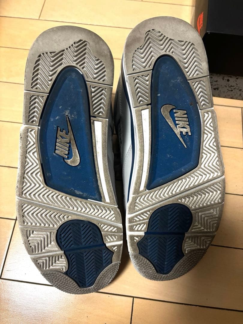 靴 Nike Air Jordan 4 Retro Industrial Blue