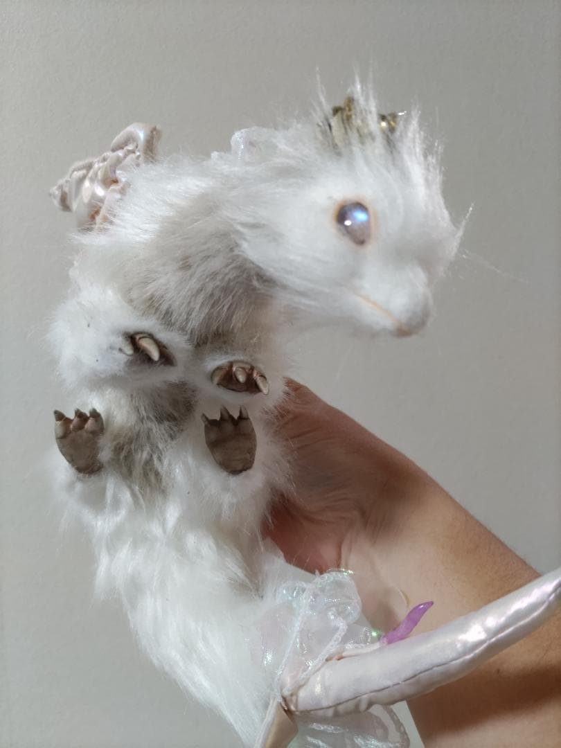 【Qページ】アートドール　チビドラゴン　ハンドメイド　作家様