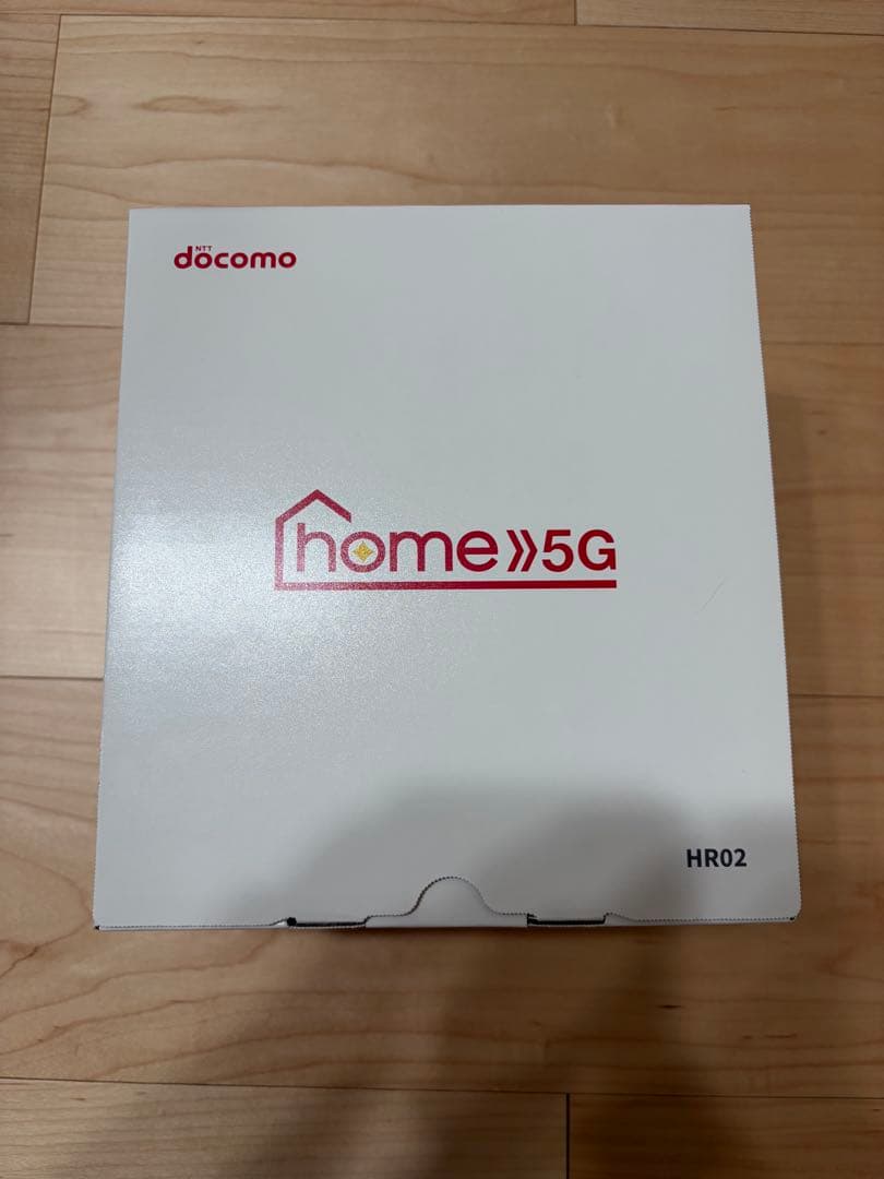【新品未使用】新品未使用 docomo  5G ホームルーター HR02