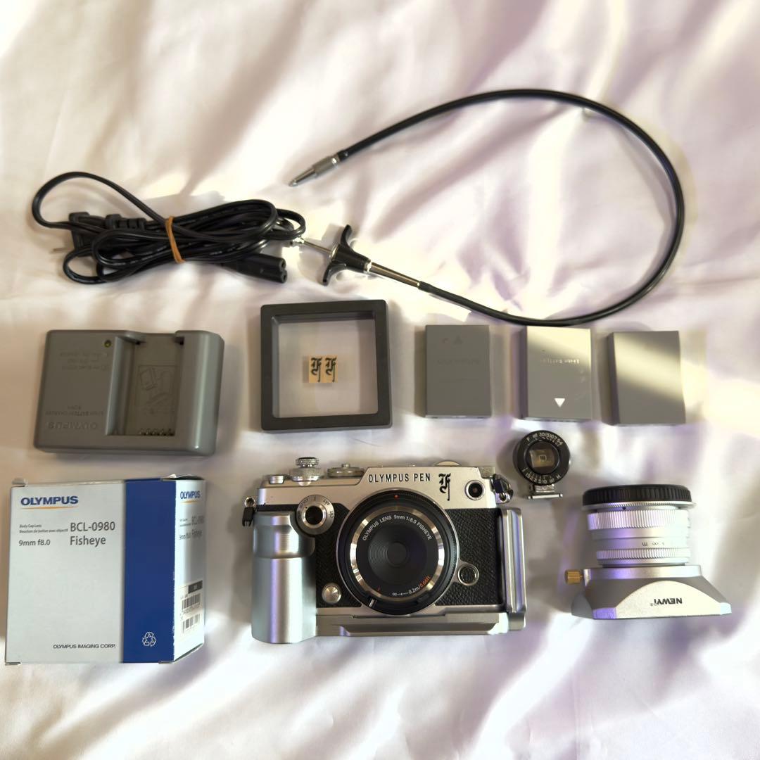 【訳有】OLYMPUS PEN-F カスタム　レンズ他おまけ多数
