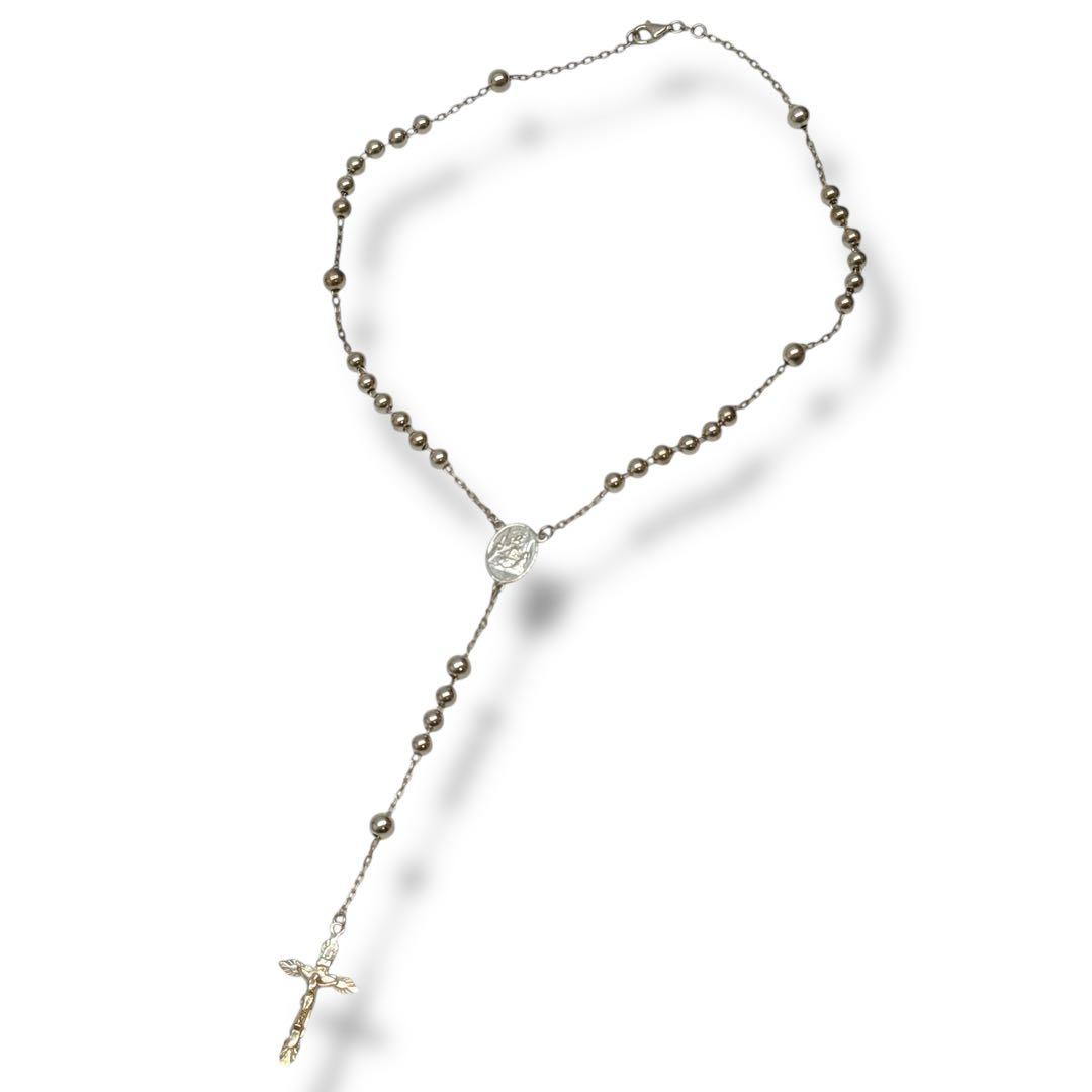 極美品✨ドルチェ&ガッバーナ ロザリオ シルバー ネックレス