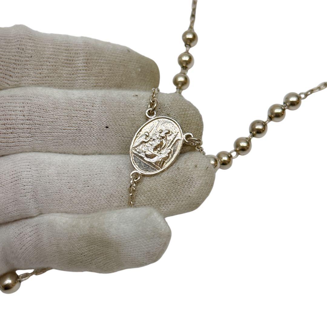 極美品✨ドルチェ&ガッバーナ ロザリオ シルバー ネックレス