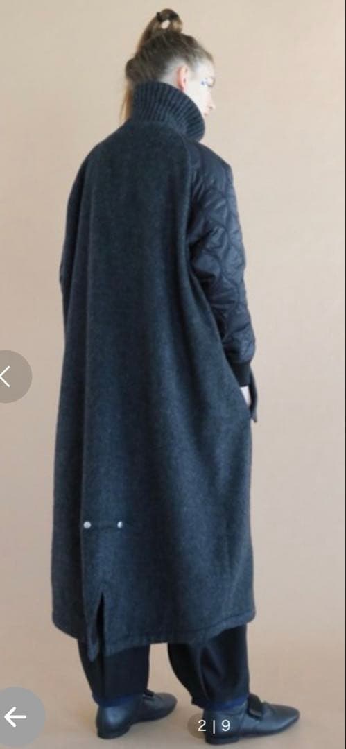 bedsidededrama　ダッフルコート　袖切り替え　ベッドサイドドラマ