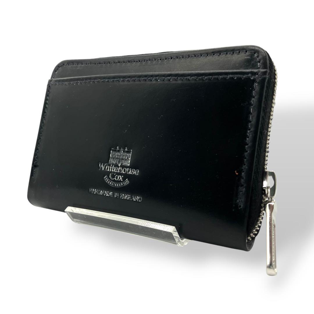 良品 1984 WHITEHOUSE COX ケース レザー ブラック