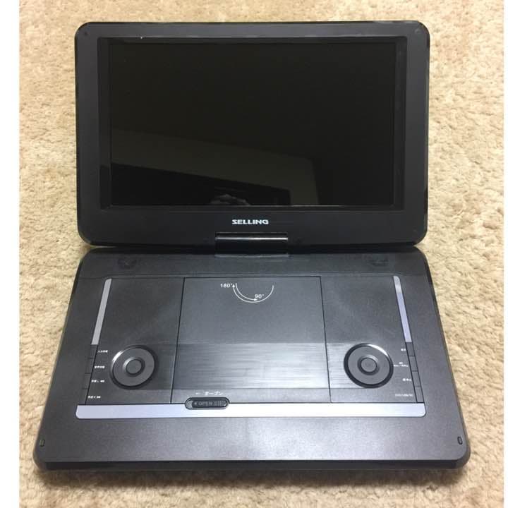 【SELLING】 14型ポータブルDVDプレーヤー