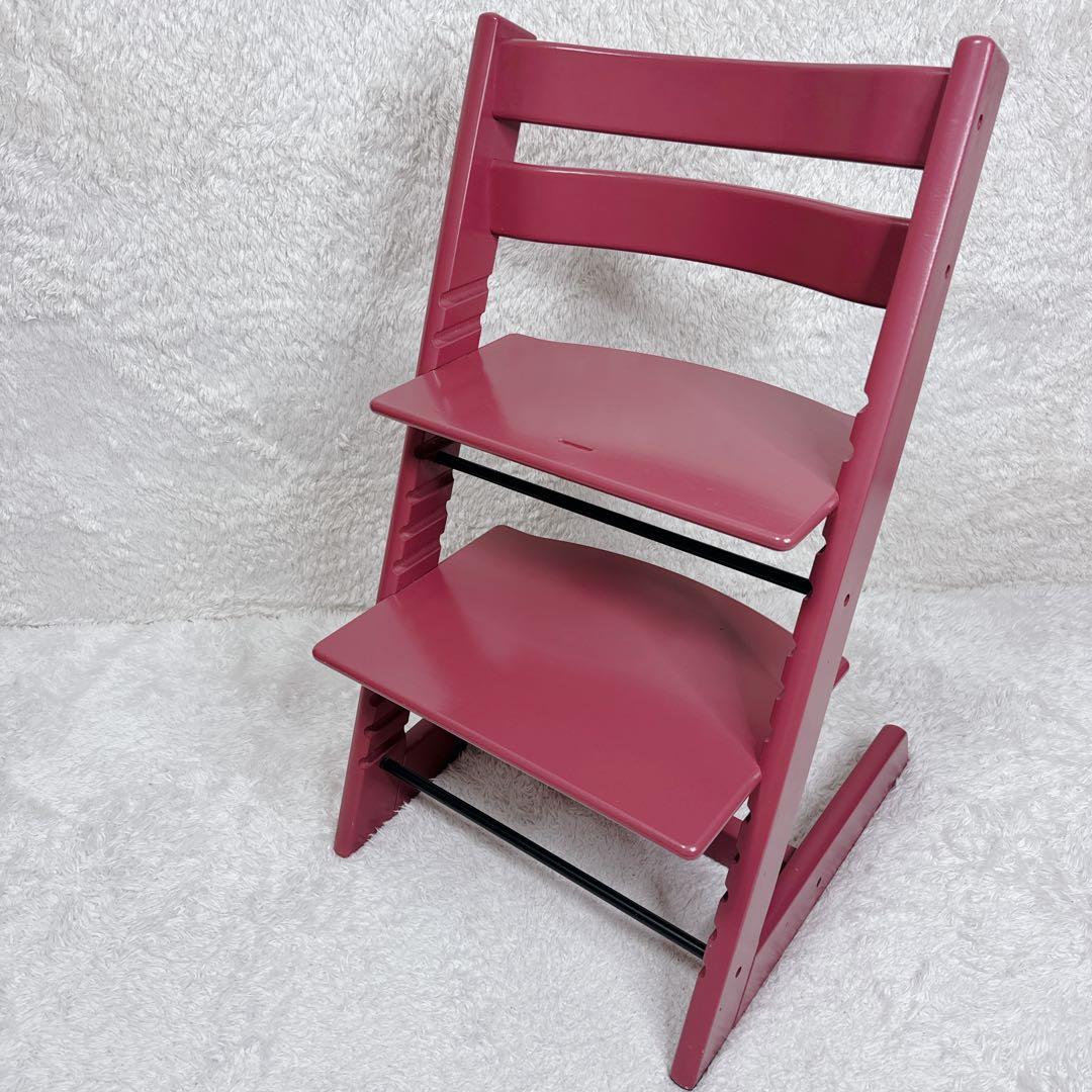 【希少カラー】STOKKE ストッケ トリップトラップ シリアル6 ヘザーピンク