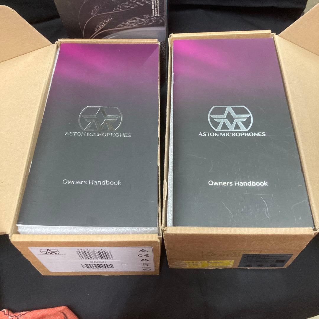Aston Microphones Spirit とoriginマイク2本セット