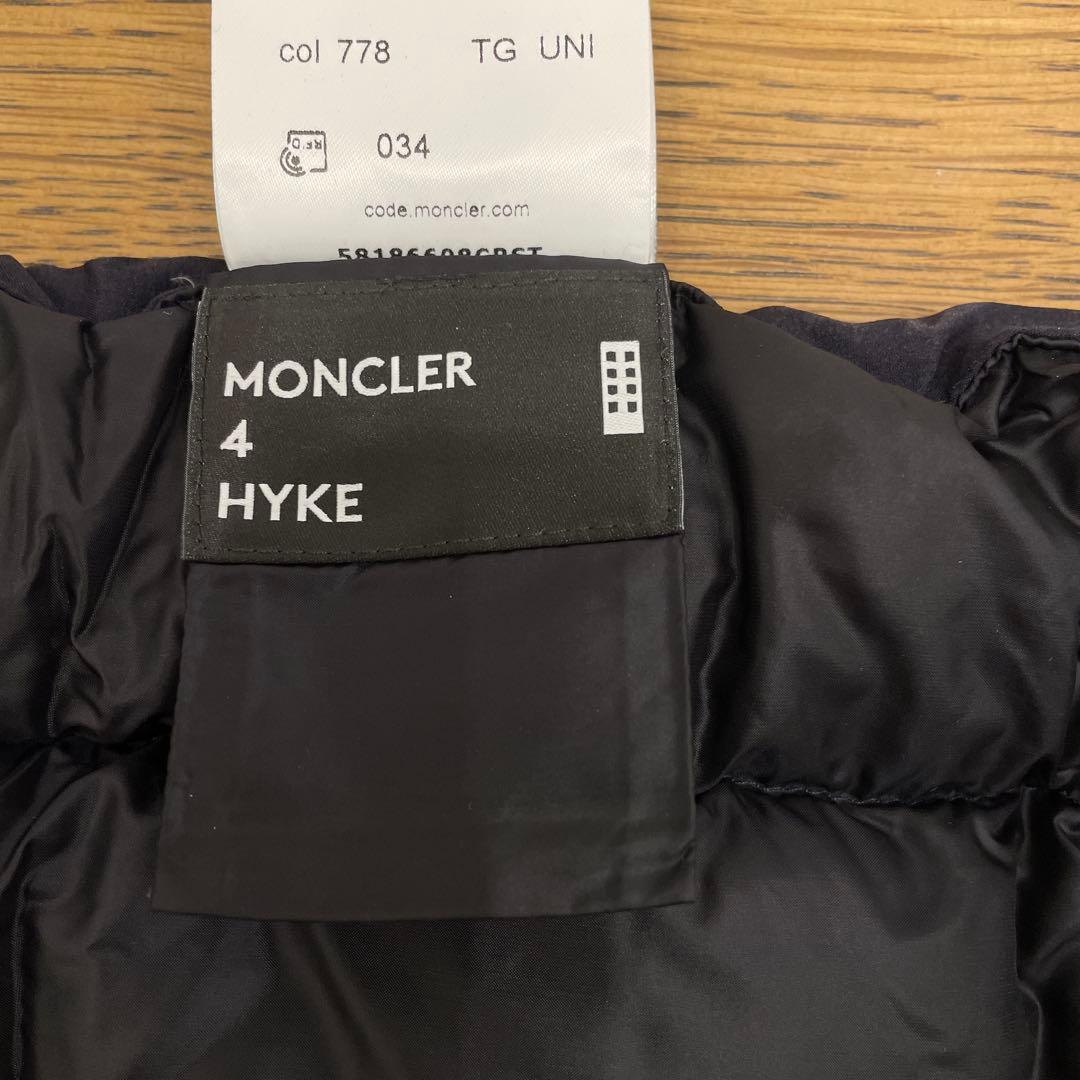 MONCLER HYKE ダウンマフラー　モンクレール ネイビー