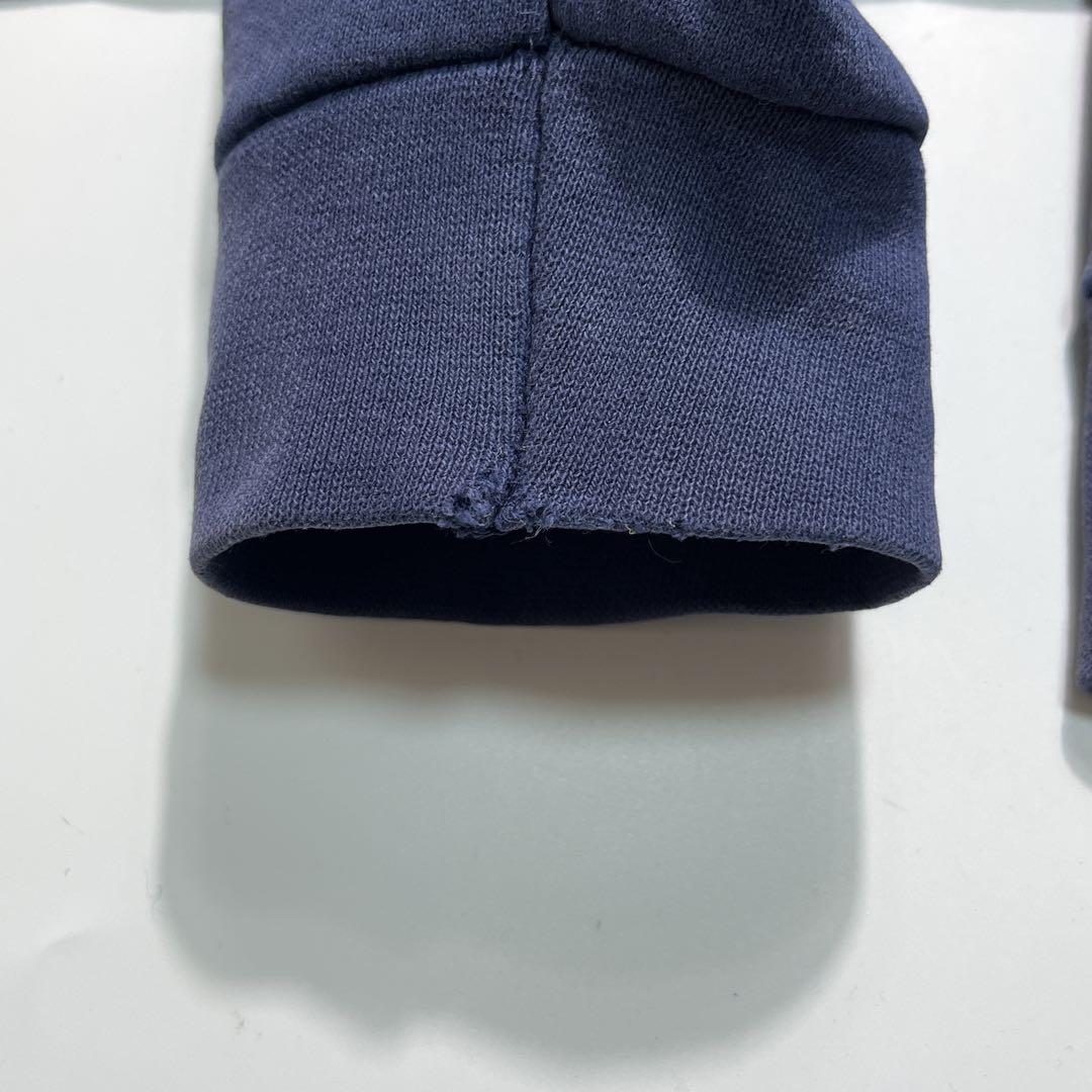 90s ナイキ USA製 スウェット 白タグ XL 紺 ワンポイント 7644