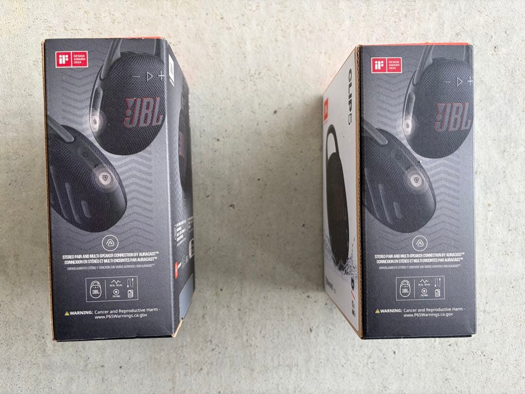 【未使用】JBL CLIP5 ワイヤレススピーカー 2個