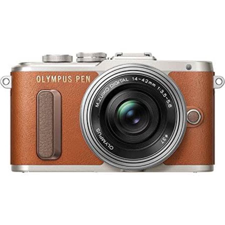 OLYMPUS E−PL8 E-PL8 BROWN ミラーレス一眼　SDカード付