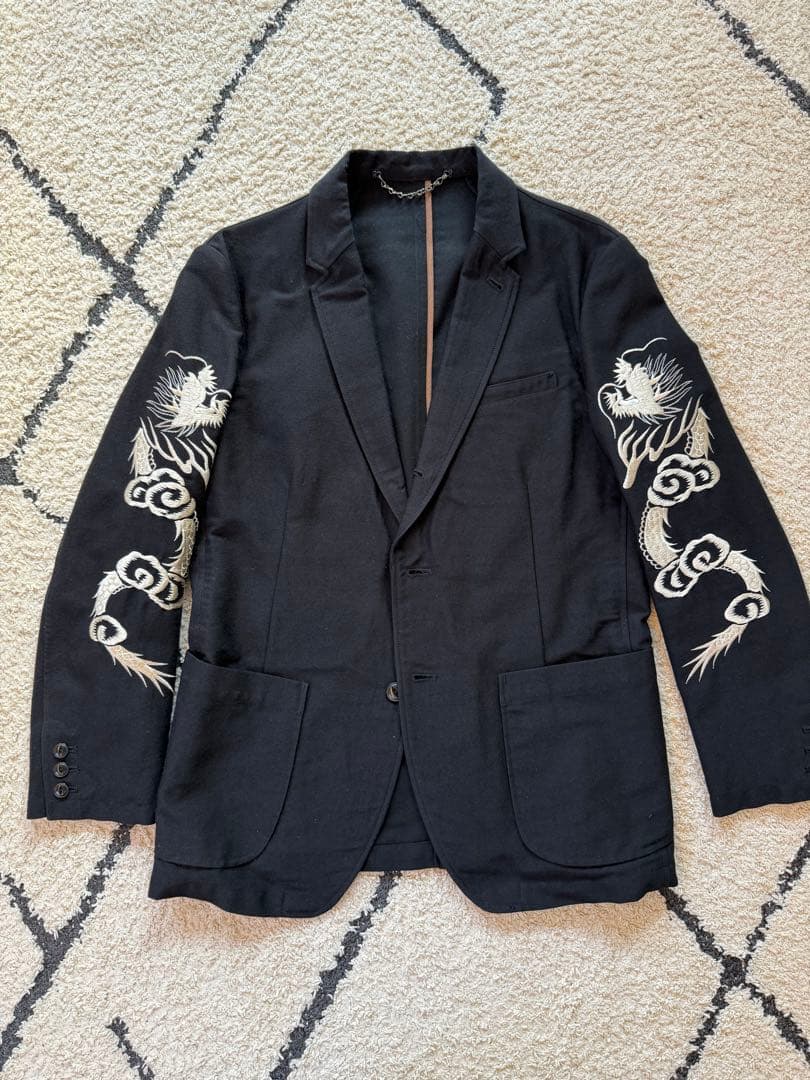 名作　ミハラヤスヒロ スカジャンテーラードジャケット