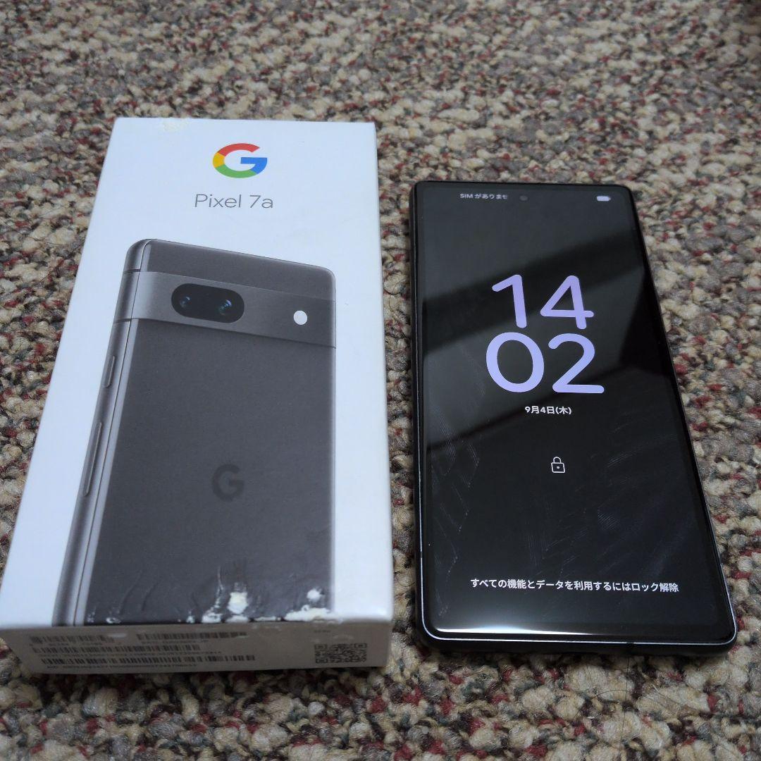 Google Pixel 7a Charcoal 本体　フィルム付