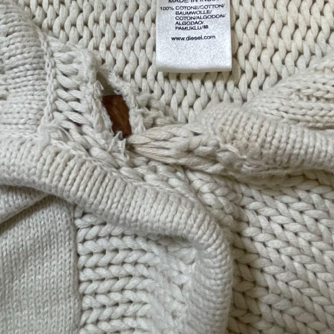 y2k DIESEL ボレロニット フェアリーグランジ クロップド カーディガン