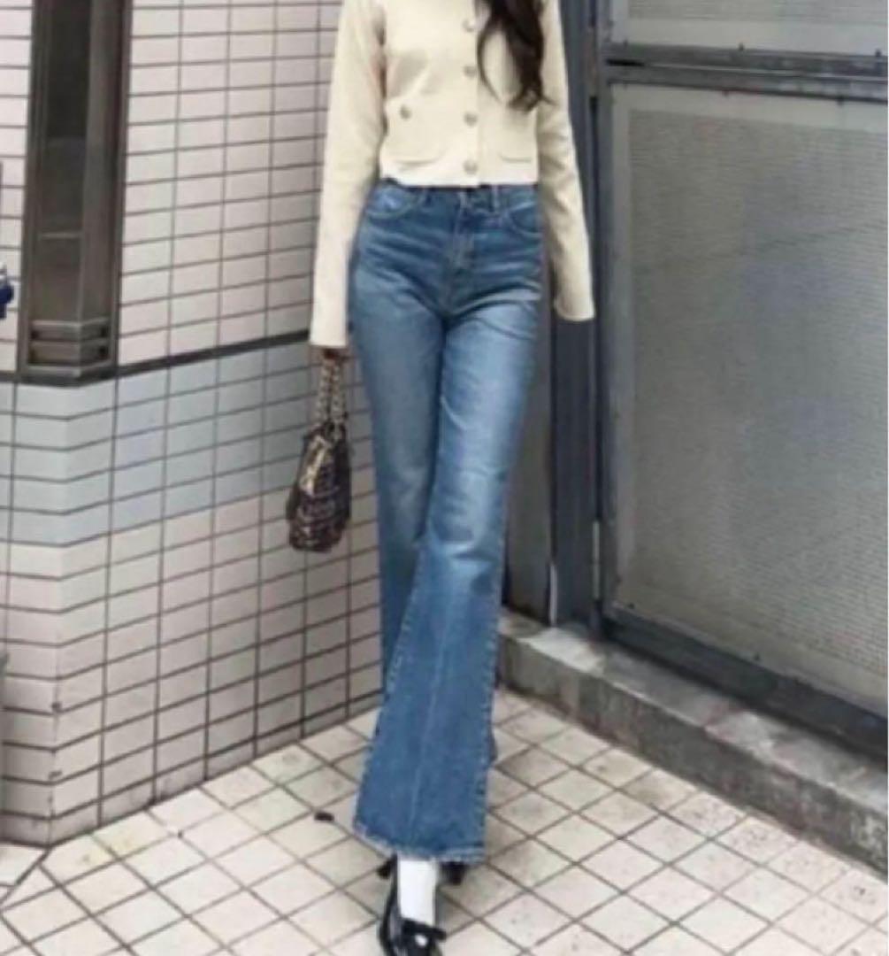 【moussy】 MVS FLARE フレア DENIM デニム 25 y2k