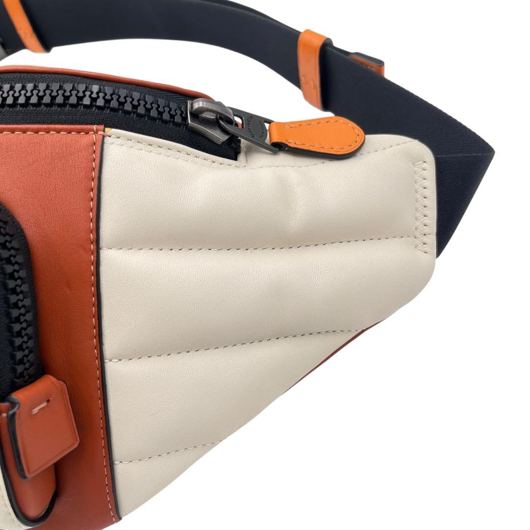 【美品】 COACH コーチ ボディバッグトラックウエストバッグ アメカジ