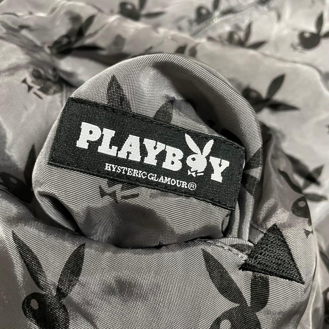 a0211 ヒステリックグラマー プレイボーイ 野口強 リバーシブル スカジャン