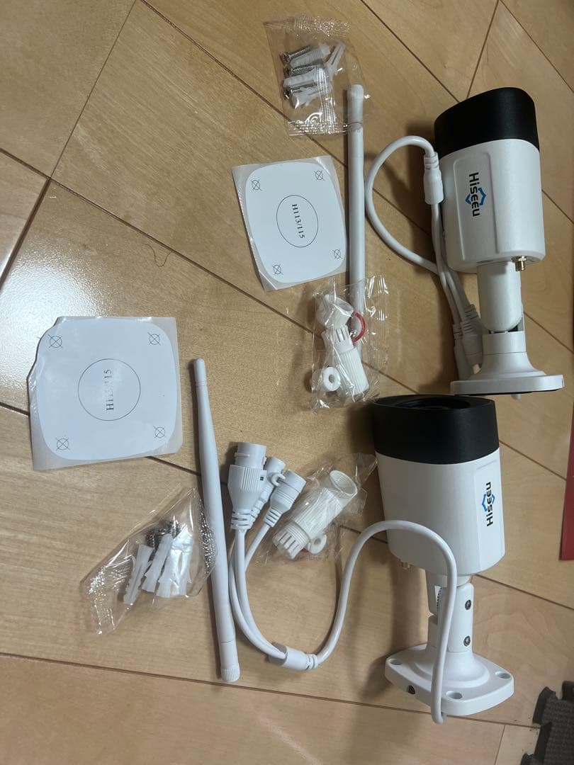 HISEEU 5MP 防犯カメラ 2台セット