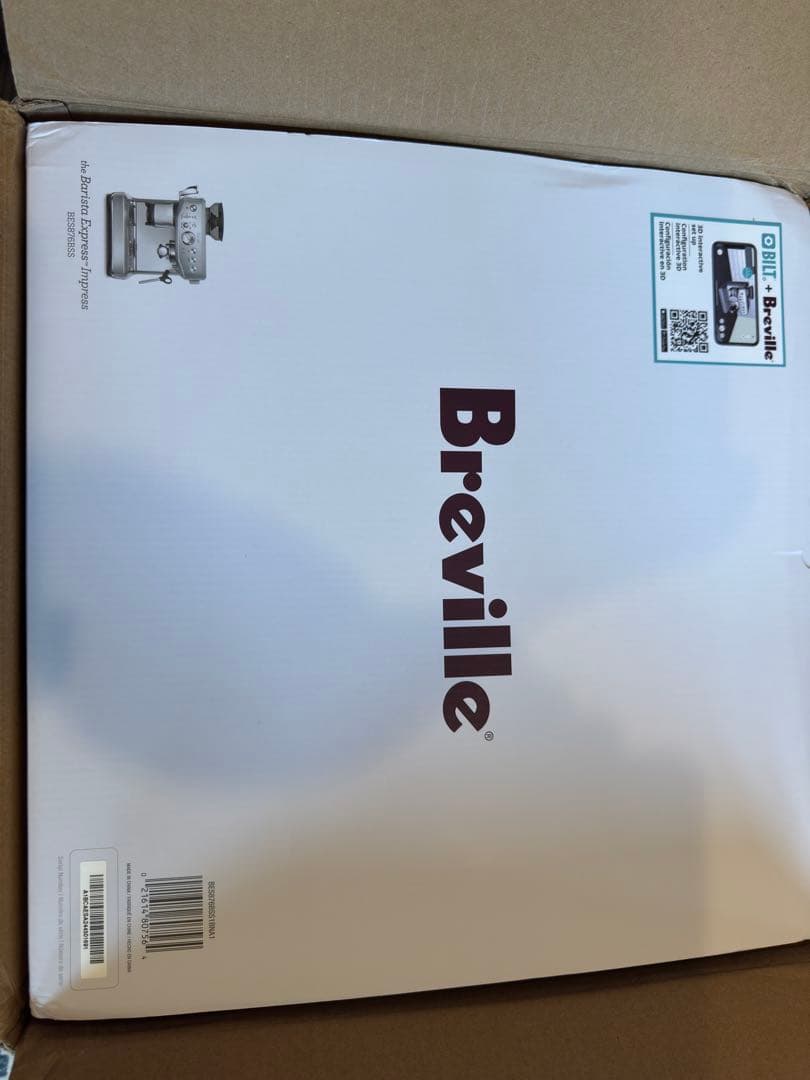 新品未開封 breville ブレビル BES876 エスプレッソマシン