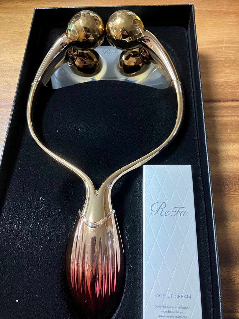 ReFa 美顔ローラー ゴールドダブルレイ