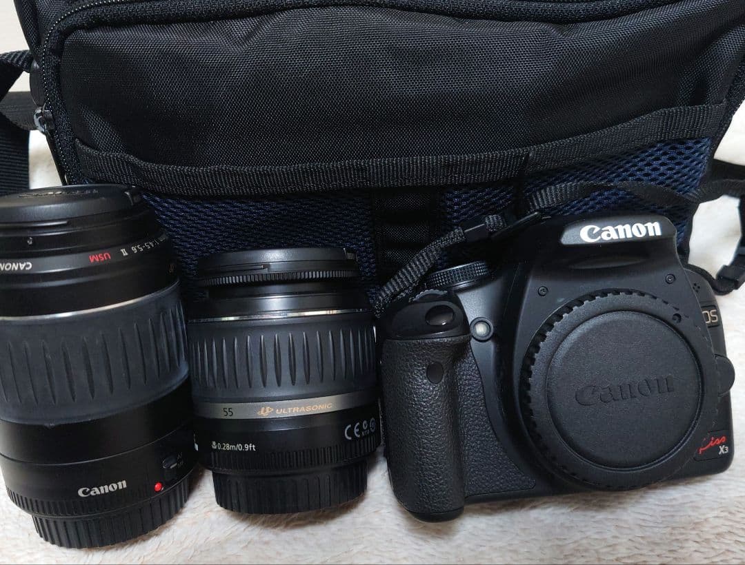 Canon Kiss X3 ダブルレンズ キャノン