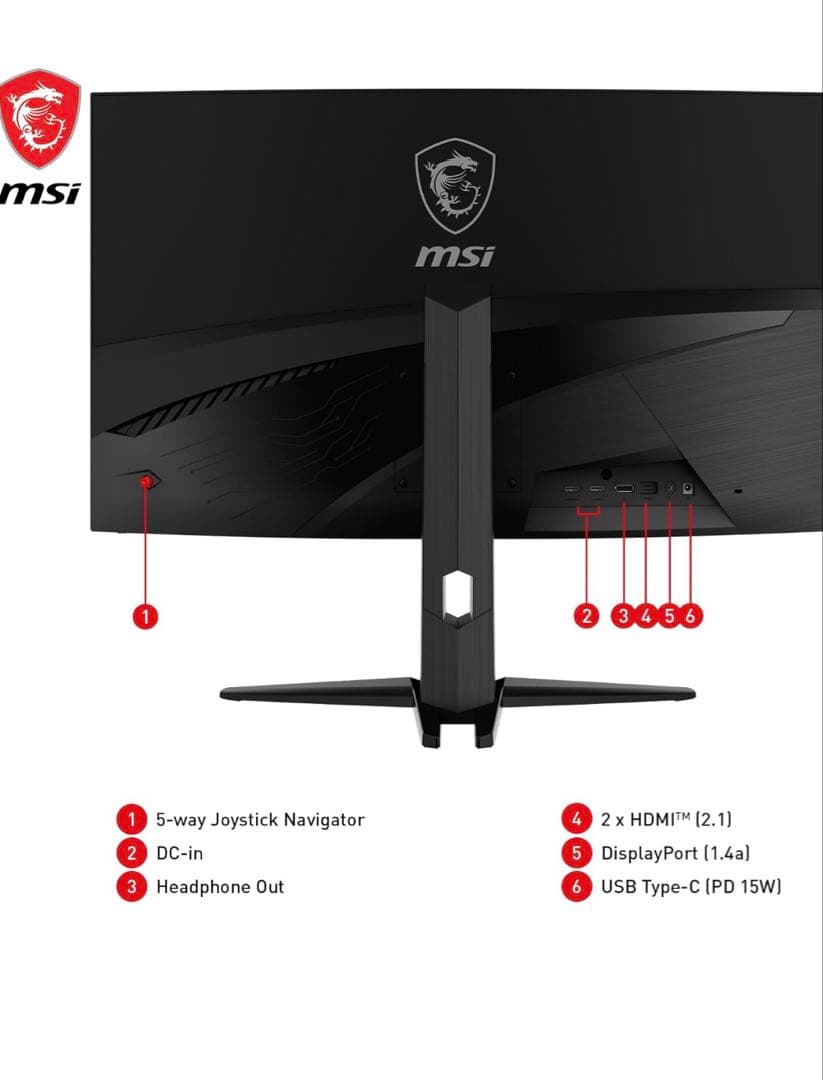 MSI MAG321CUP 32インチ 4K 160Hz ゲーミングモニター