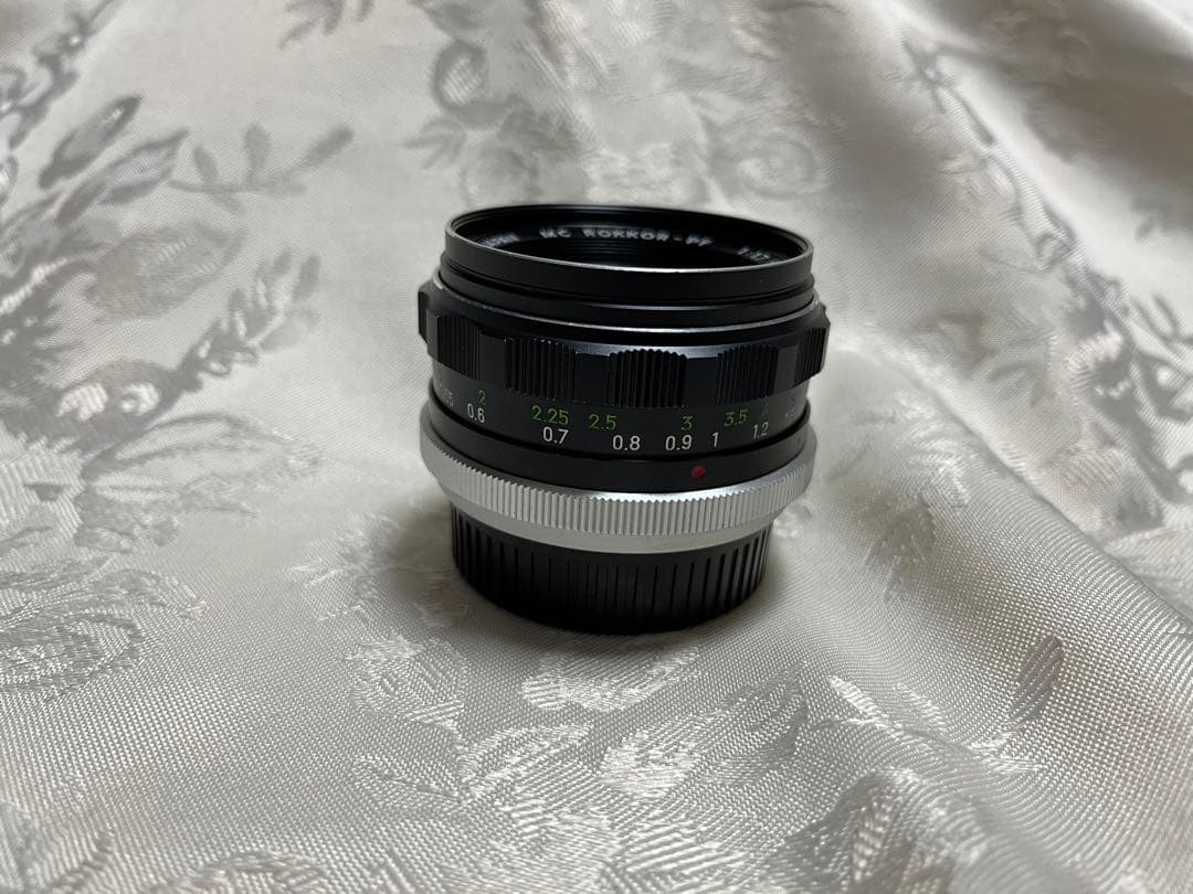 ミノルタ MINOLTA　f1.7/55mm ROKKOR 明るいレンズ　のみ