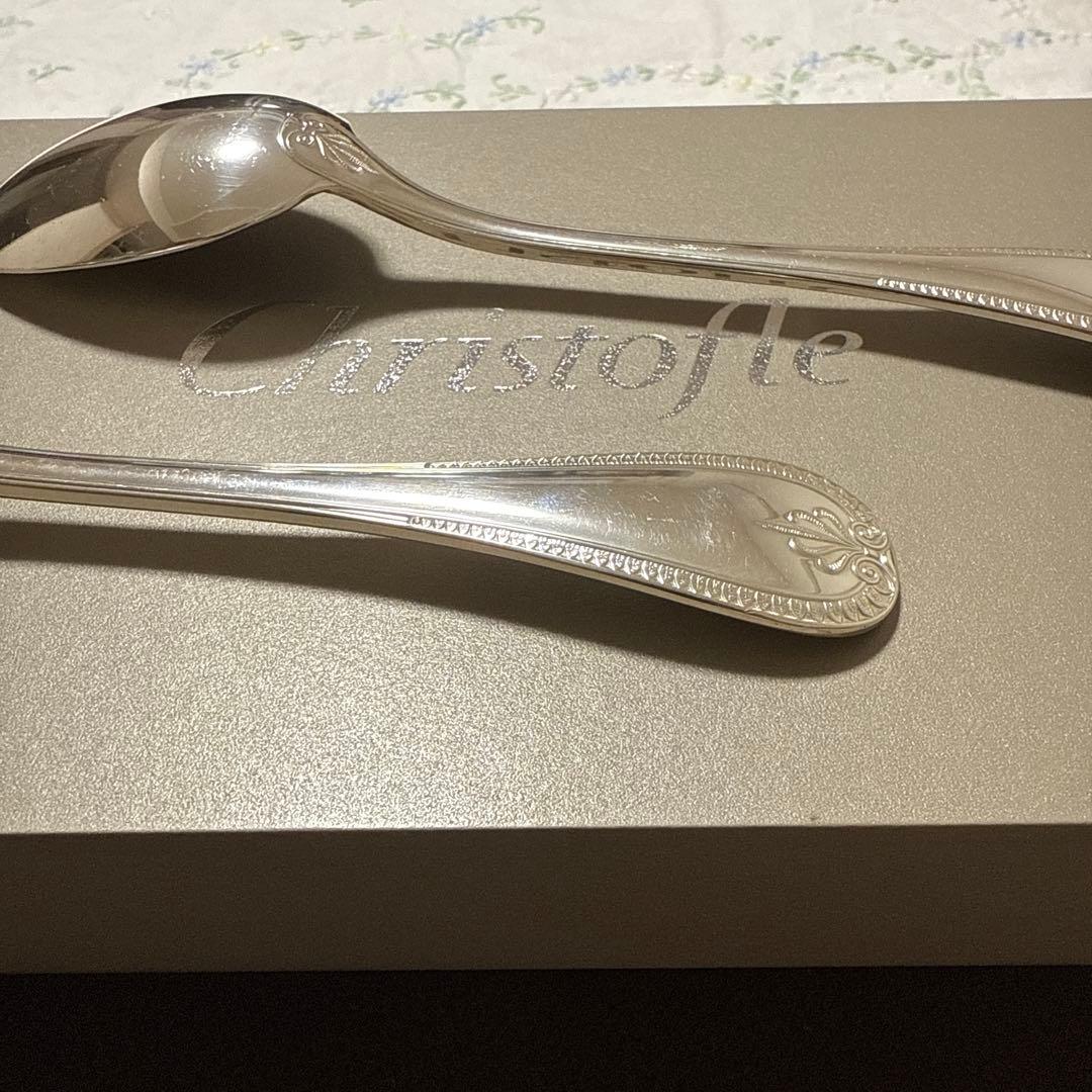 クリストフル　スターリングシルバーテーブルスプーン　マルメゾン