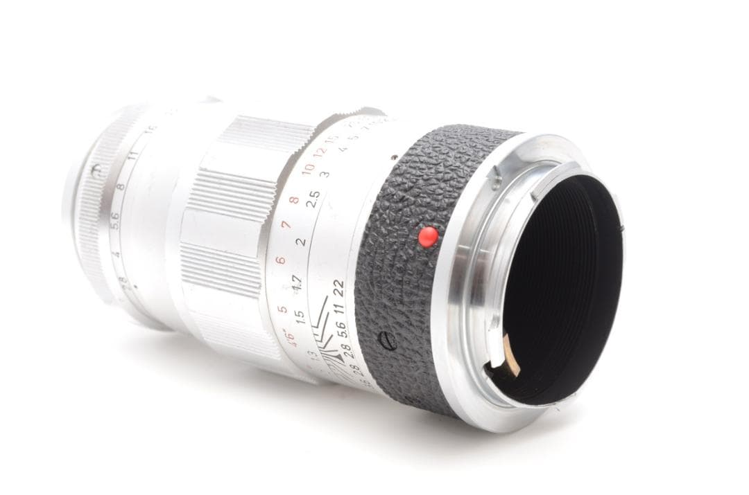 LEICA ELMARIT-M 90mm F2.8 シルバー フード付