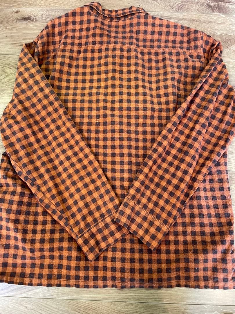 テンダーロイン　ネルシャツ Ｌサイズ　オレンジ　フランネルシャツ
