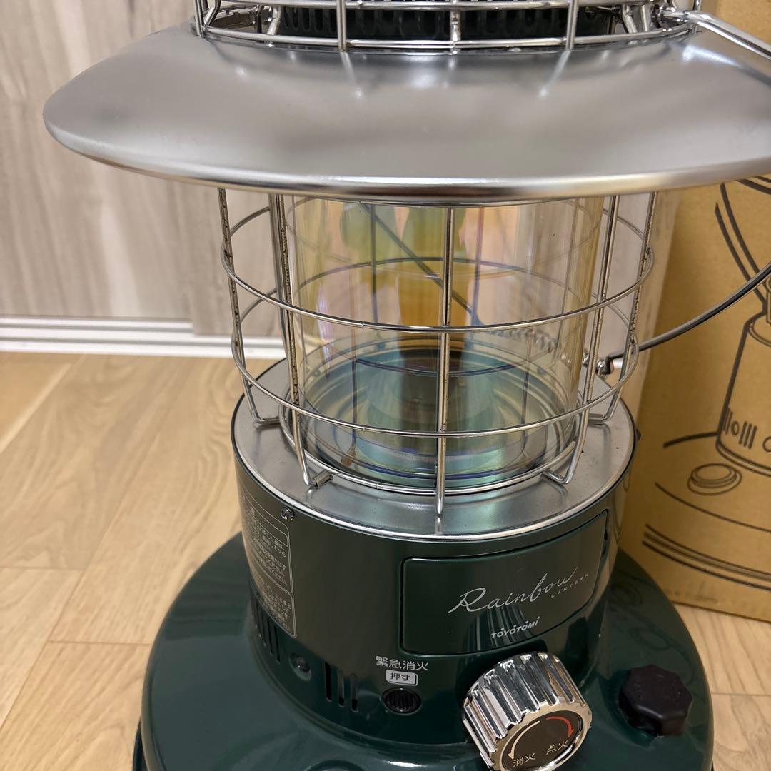 TOYOTOMI RL-250 ストーブ グリーン説明書　箱　レインボーランタン