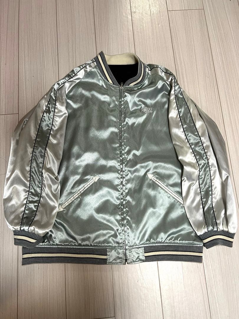 Stussy 25th Anniversary 龍虎 スカジャン　サイズ:L