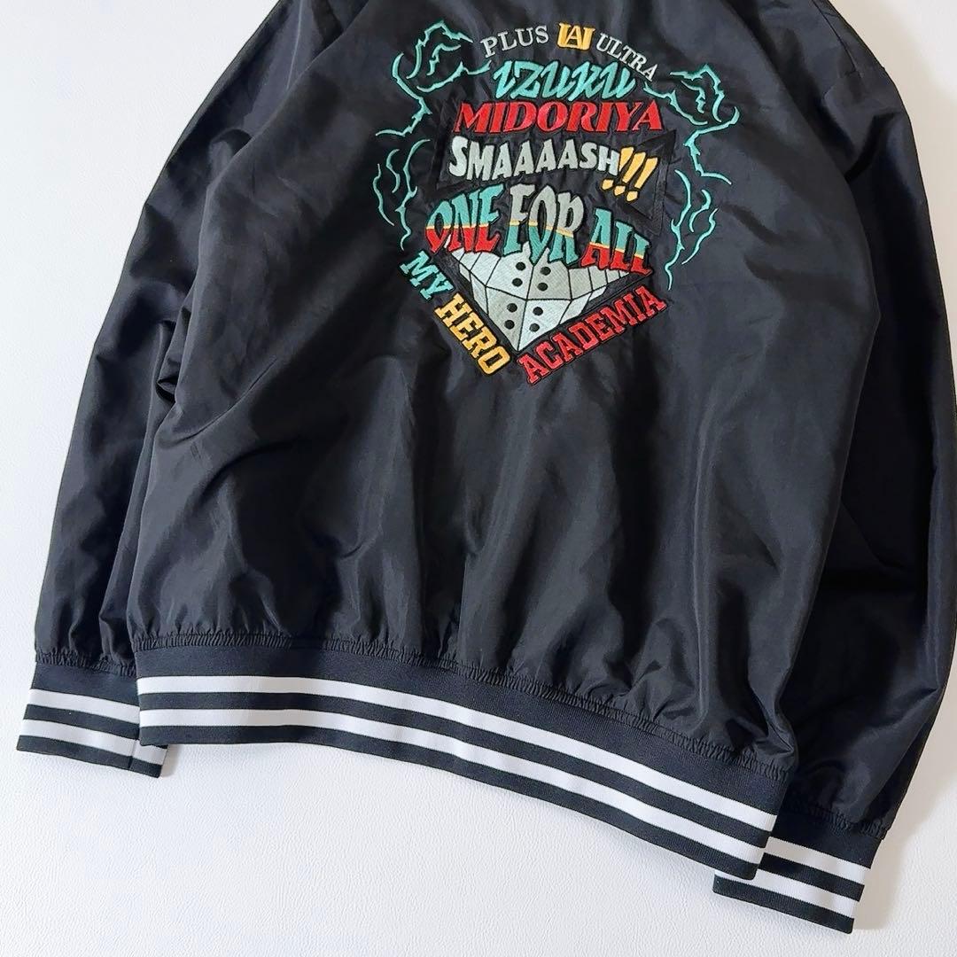 未使用級ꕥヒロアカ 受注生産 限定モデル 緑谷出久 刺繍スタジャン Lサイズ