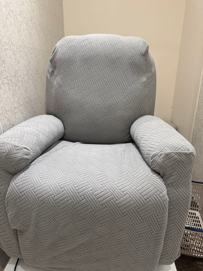 シフォンジュニア♡リクライニング 1人掛けソファ （自動）ホワイト