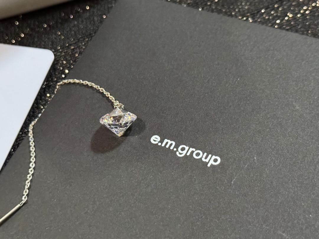 ◆e.m.◆美品！キュービックジルコニアピアス