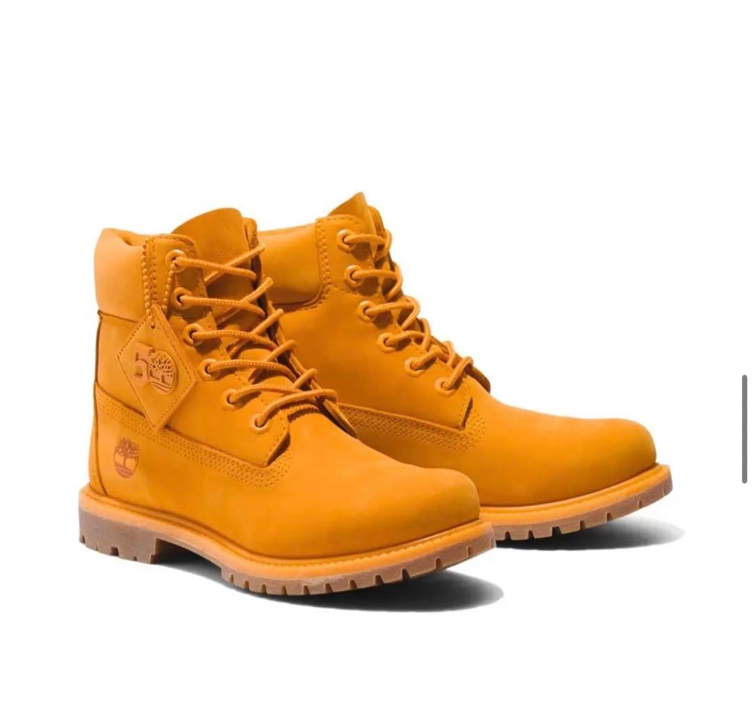 希少　50th 24cm ティンバーランド　プレミアム 6インチ イエロー