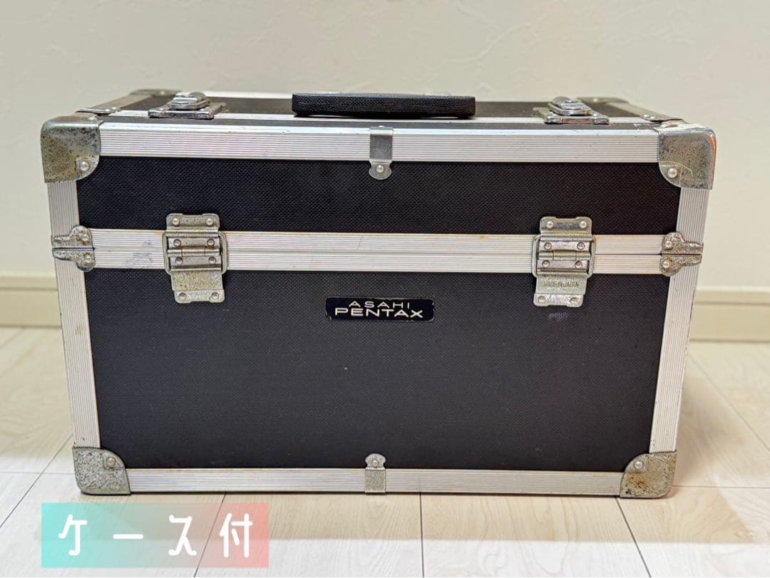 Pentax 6x7 バケペン 105mm F2.4含レンズ3本 木製グリップ付