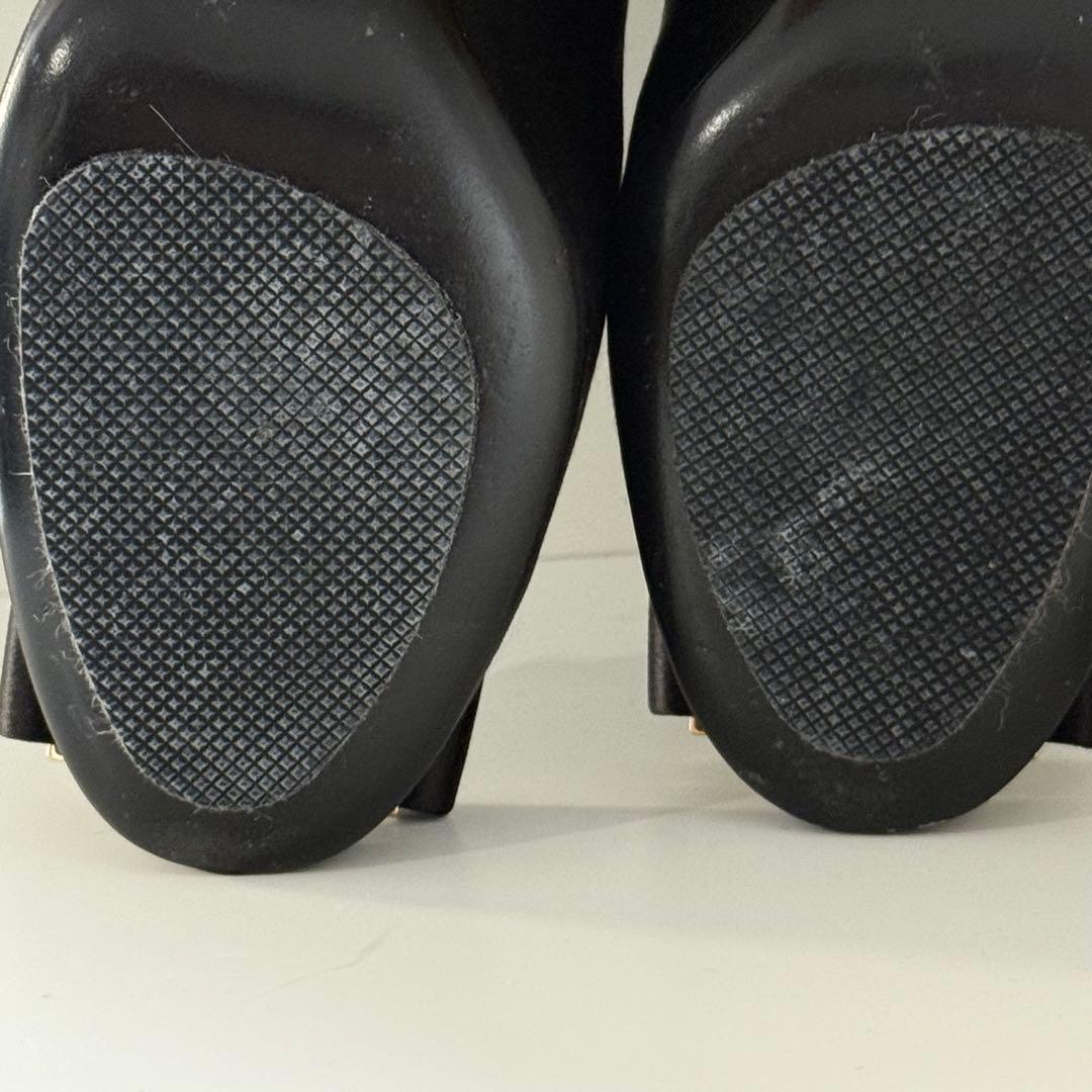 Ferragamo CAPUA85T 黒パンプス 5 1/2C