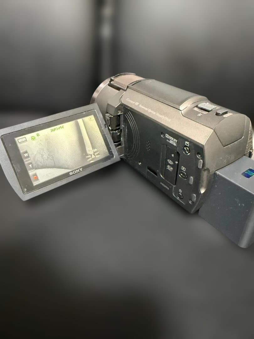 美品 SONY FDR-AX45 4K ビデオカメラ 本体 予備バッテリー2個