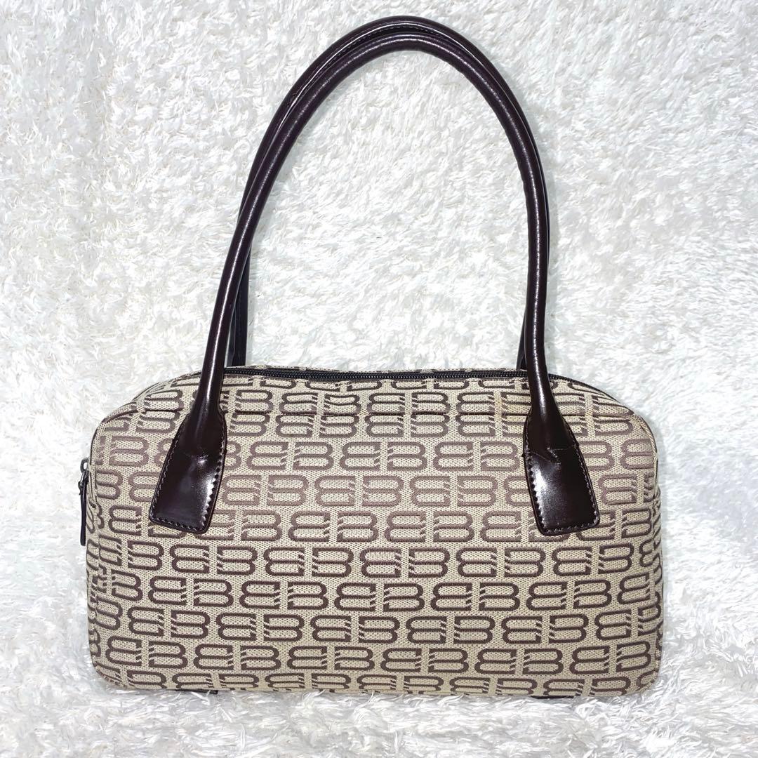 BALENCIAGA バレンシアガ　BBロゴ　モノグラム　ミニボストン　バッグ