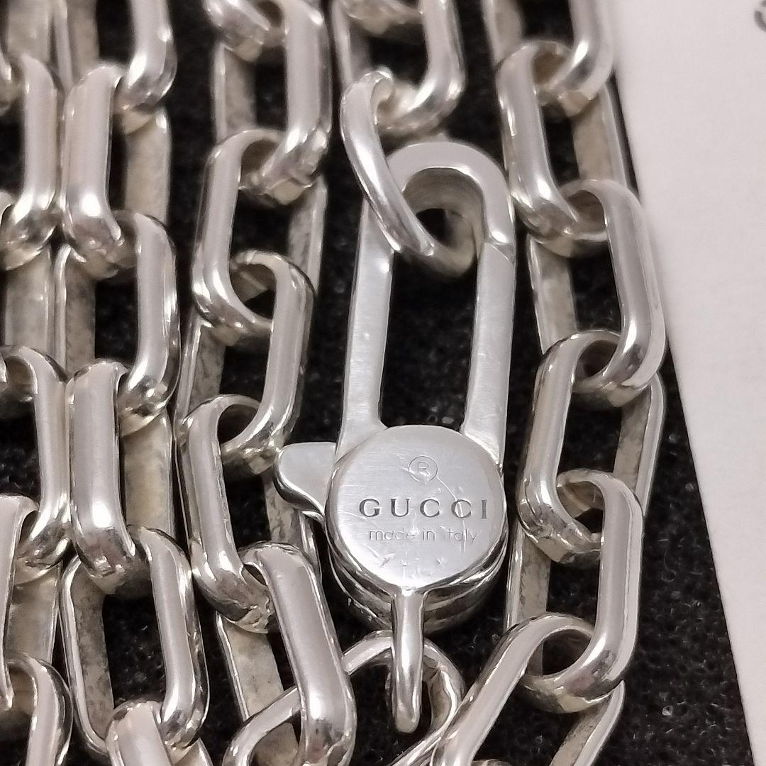 GUCCI ネックレス オーバル チェーン 50cm　グッチ