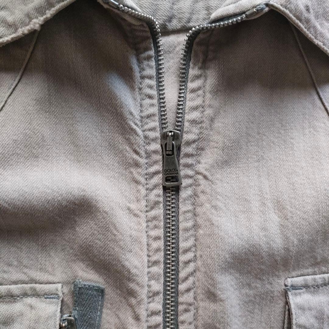 DOLCE & GABBANA　ジップアップデニムジャケットSICILIA　39