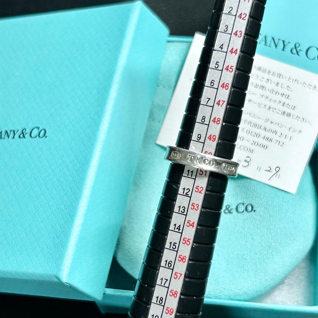 ティファニー　ナローリング　10号　指輪　Tiffany シルバー　1837