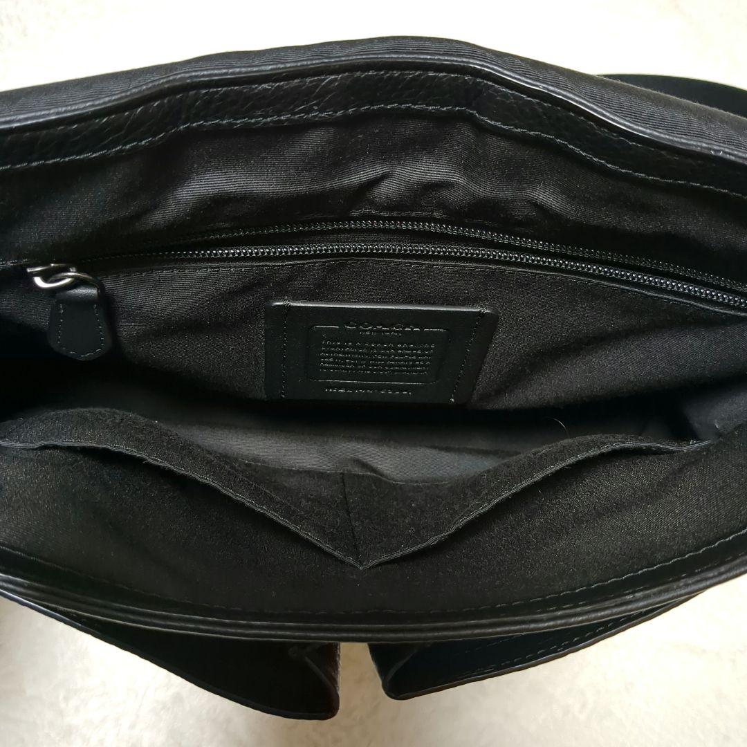 極美品 COACH トンプソン シグネチャー ショルダーバック　C5387