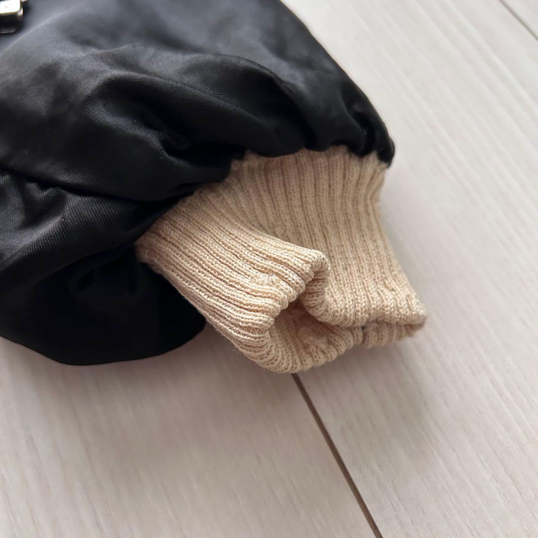 【希少】50s ドイツ　スカジャン　スーベニアジャケット　GERMANY 黒白