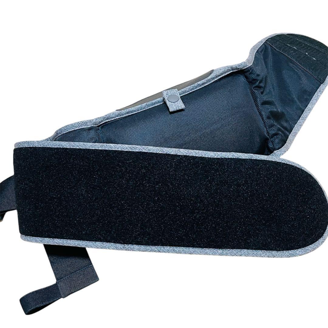 napnap ヒップシート Tran ダブルショルダー メランジグレー