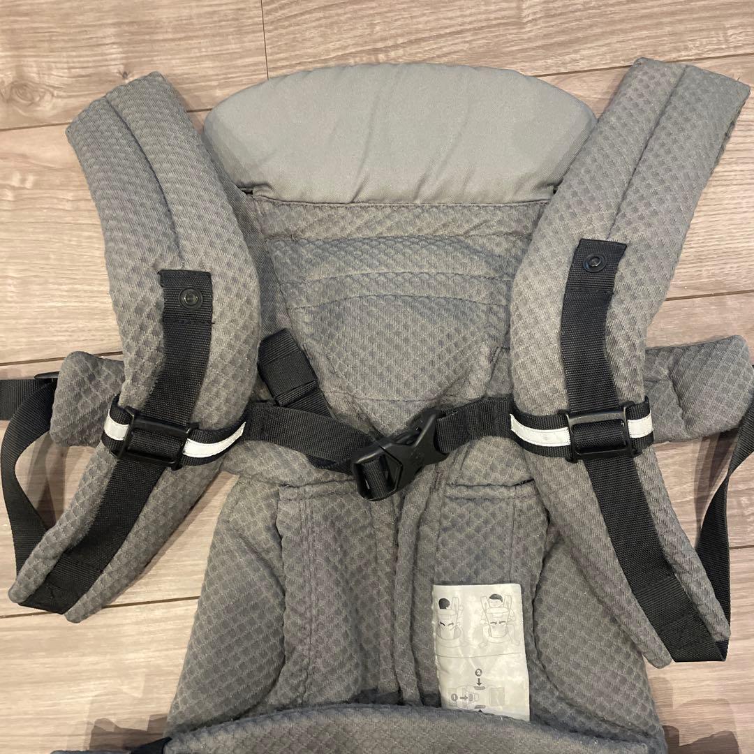 【エルゴベビー 】グレー 抱っこ紐 収納ポーチ付き➕収納バッグ付き