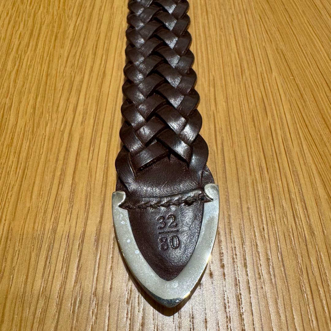 CHAMBORD SELLIER メッシュレザーベルト