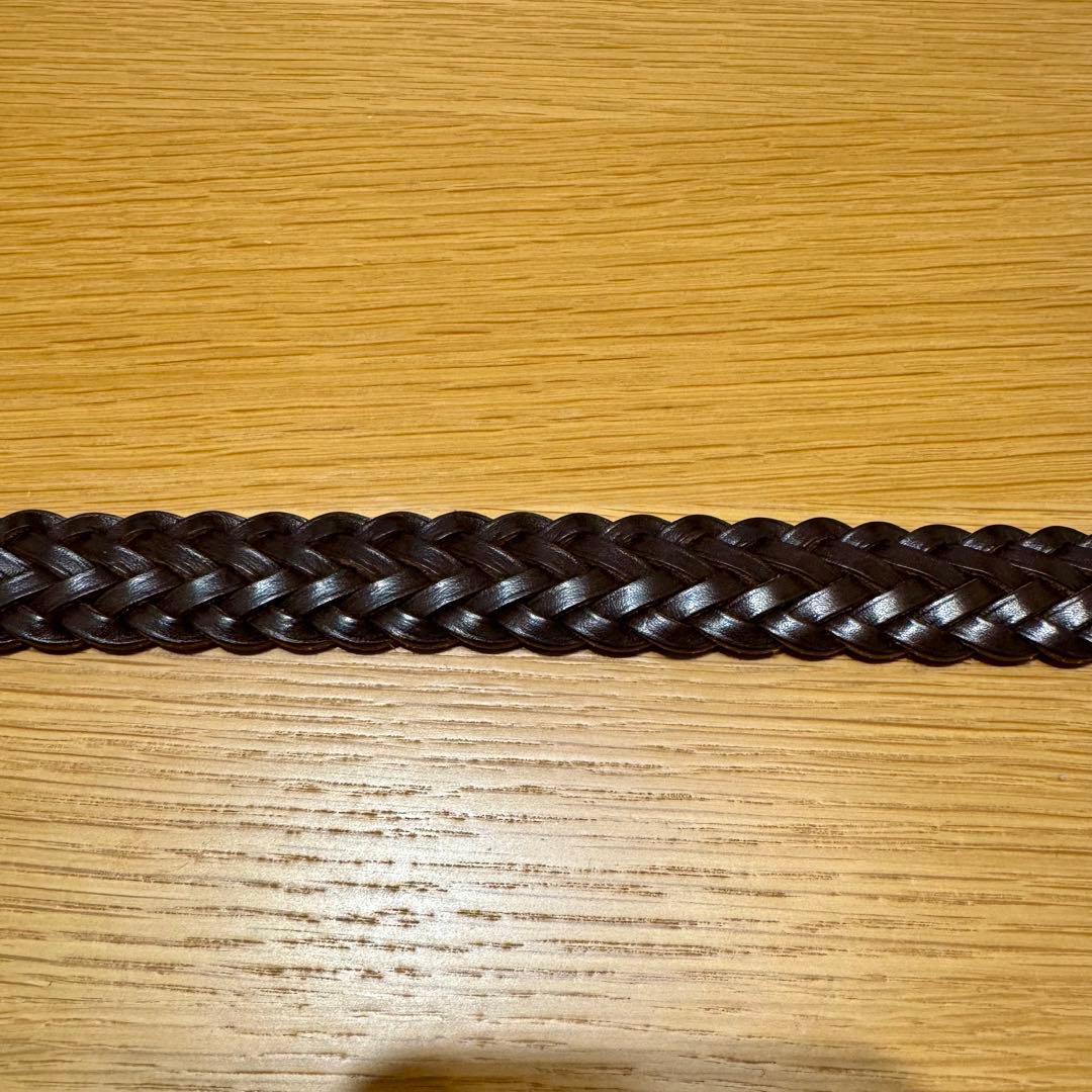 CHAMBORD SELLIER メッシュレザーベルト