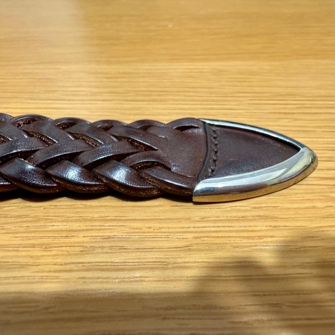 CHAMBORD SELLIER メッシュレザーベルト